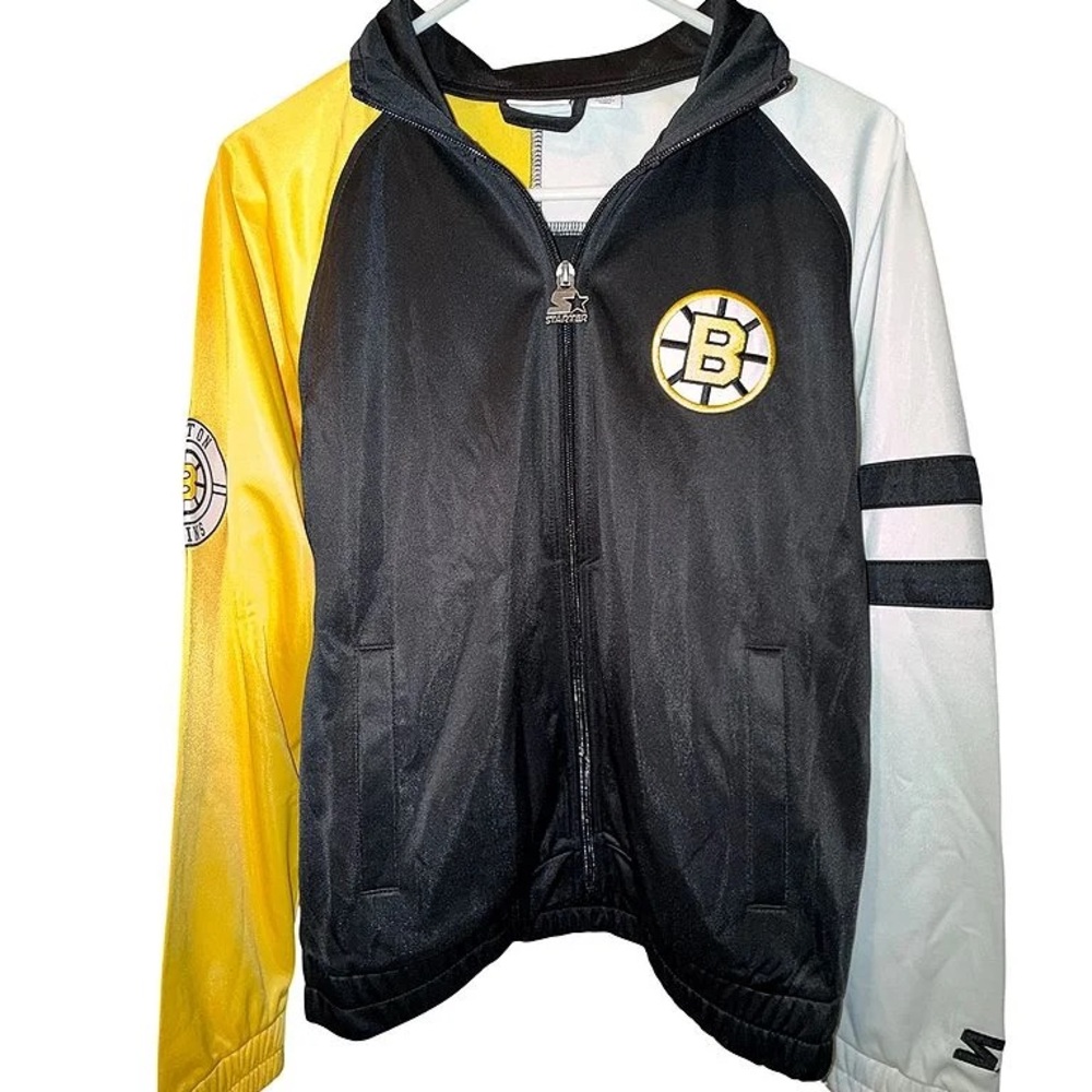 Starter NWT Women’s Size S Bruins Ladies Line Up Track Jacket
